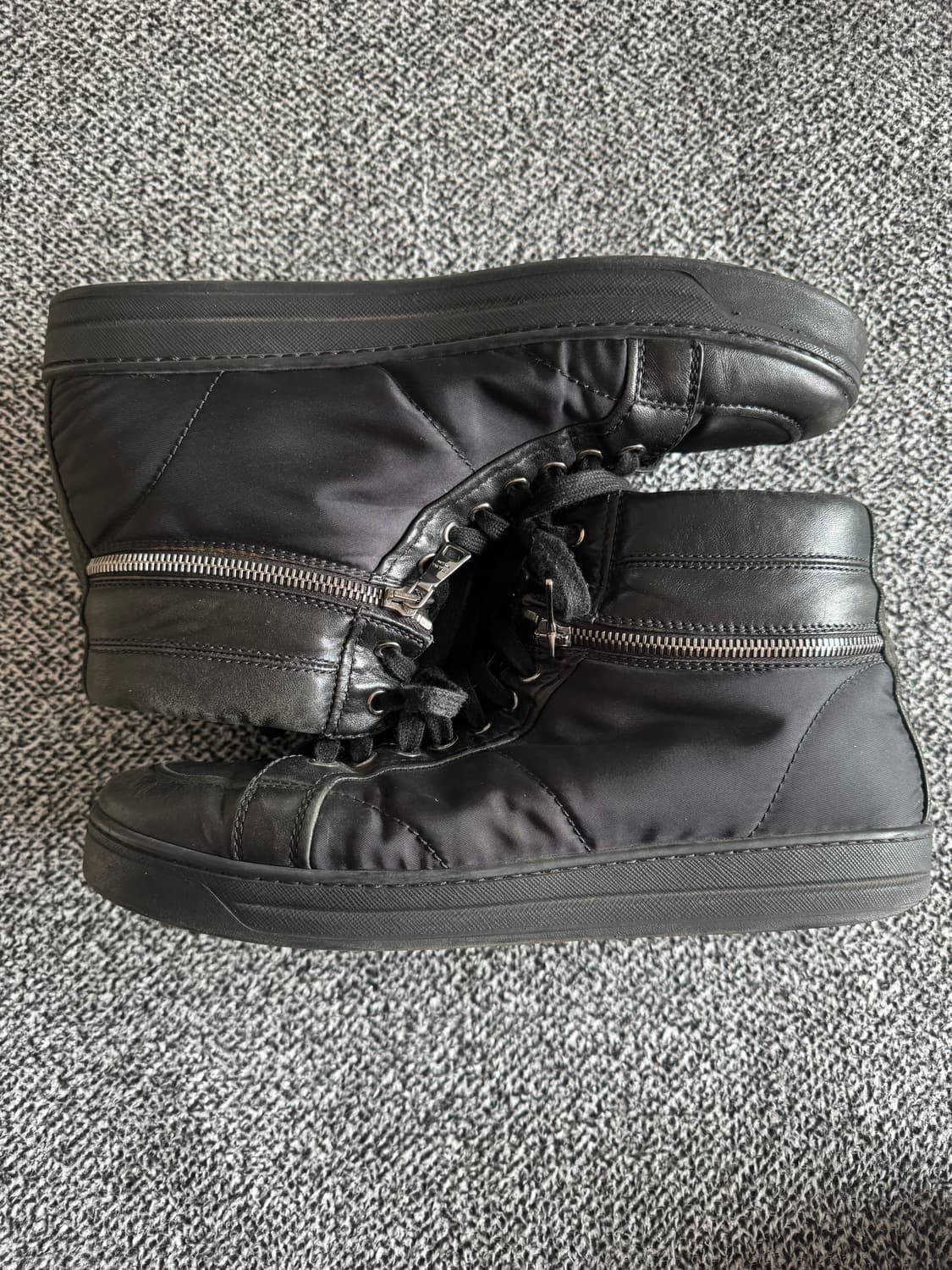 프라다 레더 하이탑 상품이미지2