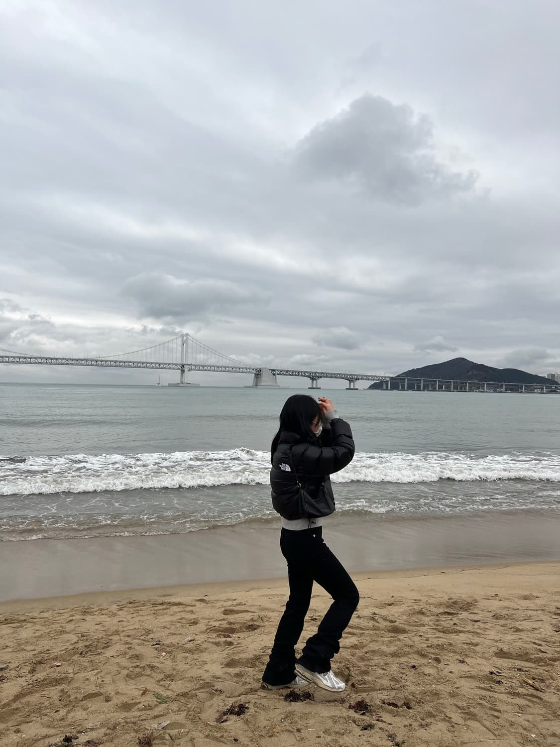 보세 셔링 부츠컷 팬츠 상품이미지5