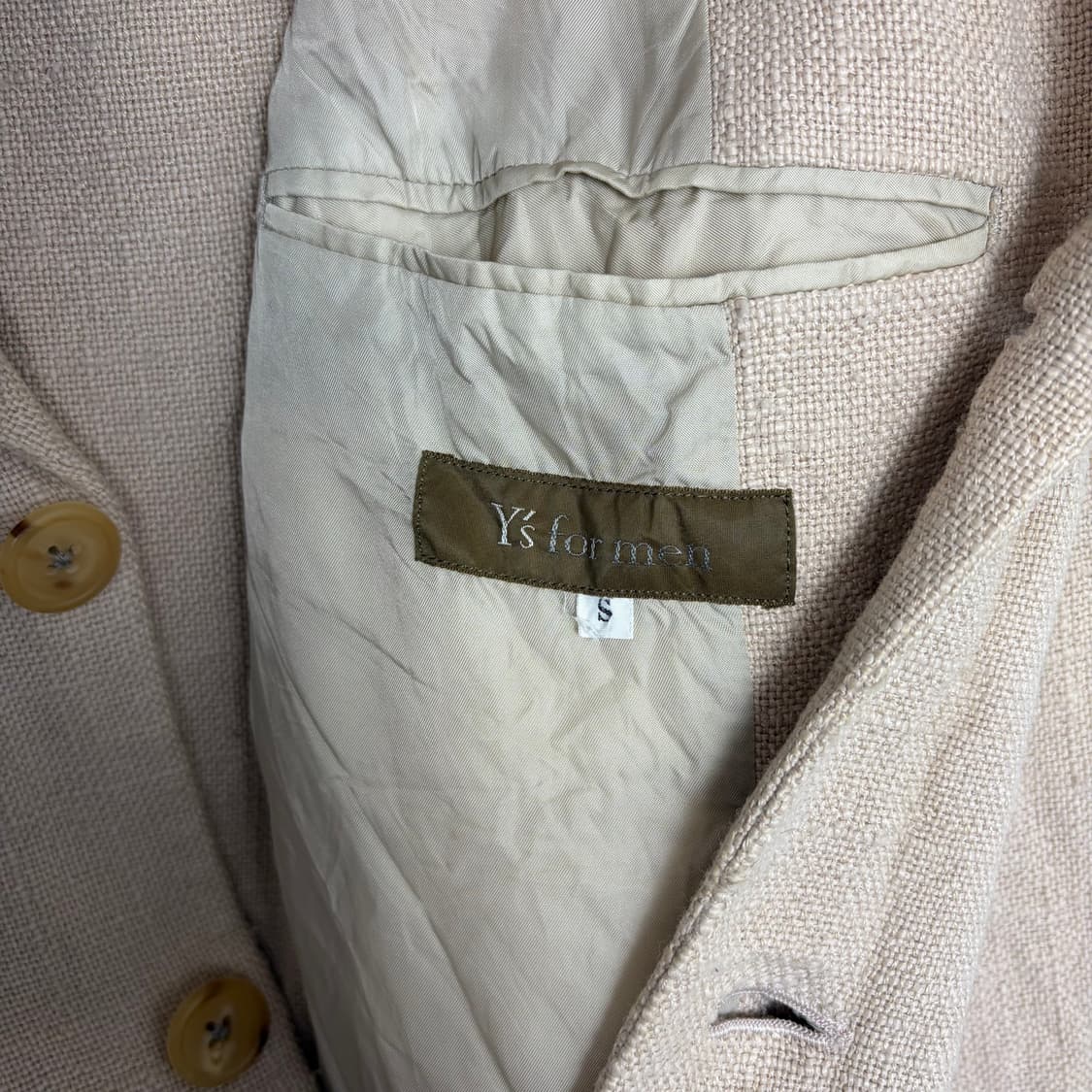 요지야마모토 린넨 블레이저 자켓 상품이미지6