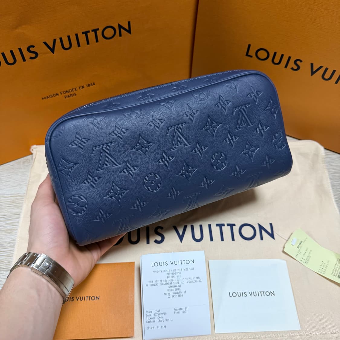 [새상품/선물가능] 루이비통 쉐도우 도프 키트 돕키트 파우치백 상품이미지3