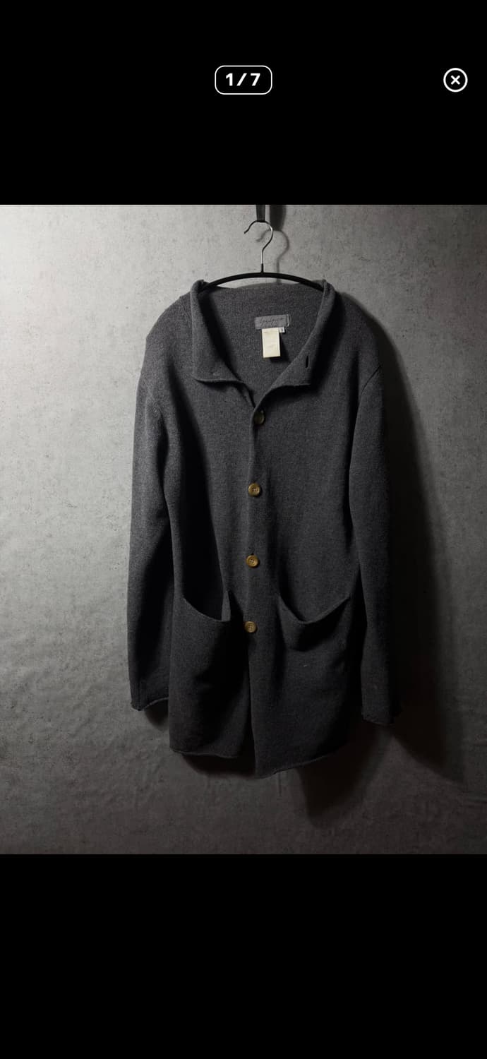 요지 야마모토 뿌르옴므 니트가디건 상품이미지1