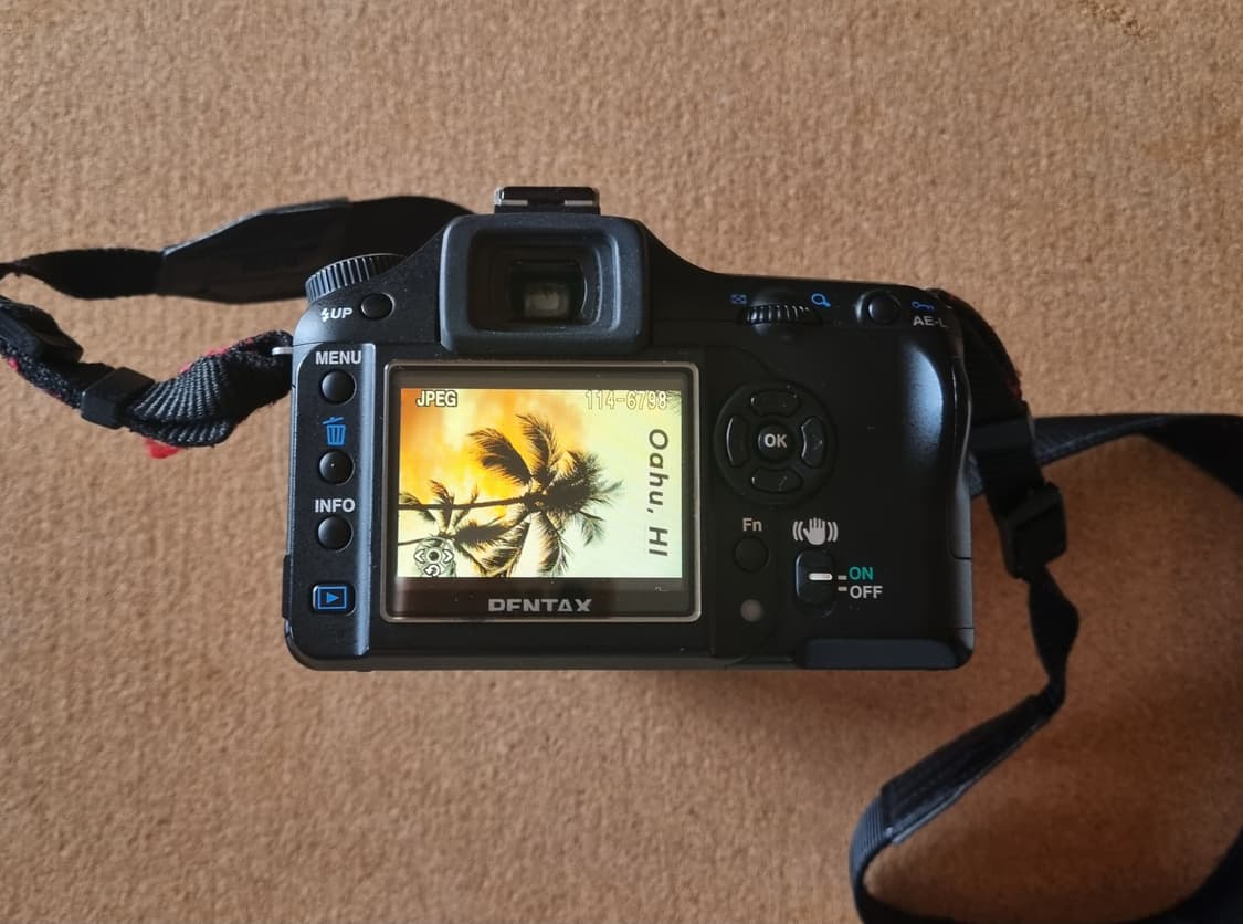 펜탁스 K100D DSLR 카메라, 18-55mm 렌즈 팝니다. 상품이미지6