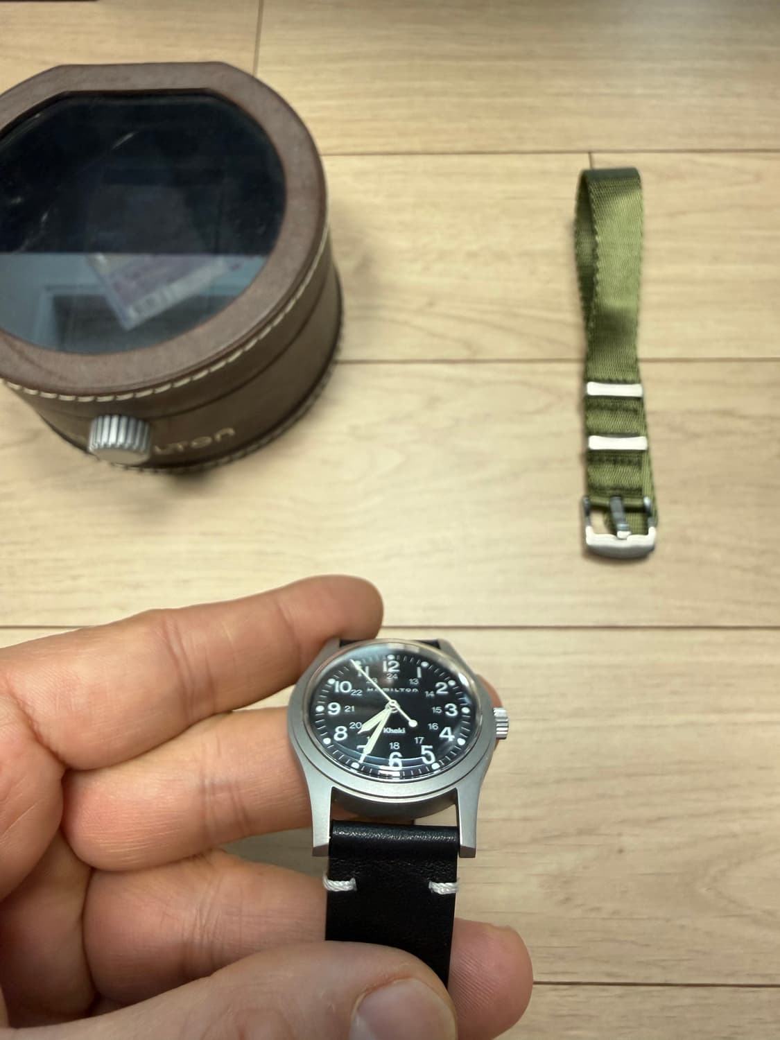 해밀턴 카키필드 필드워치 9415a 상품이미지2