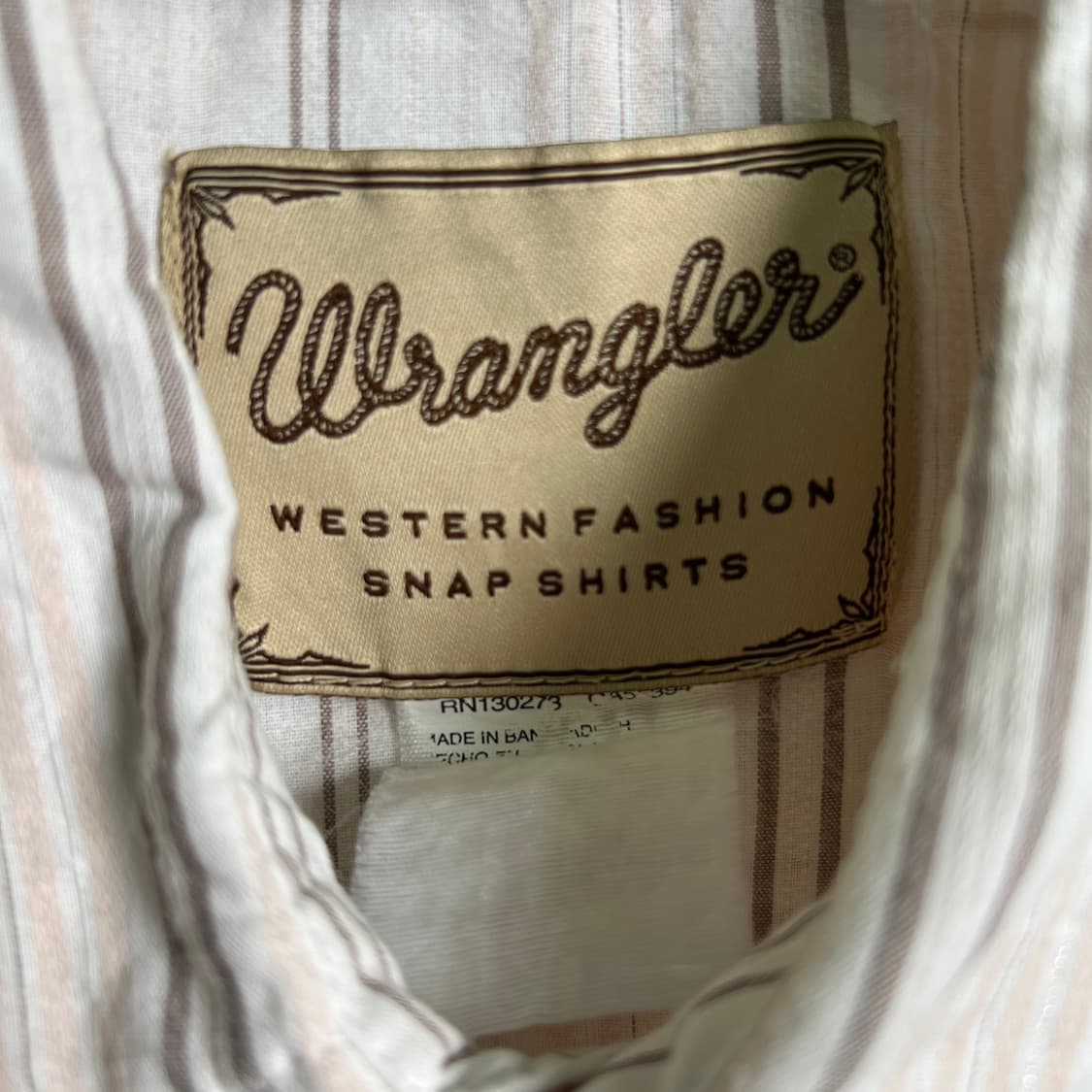 Wrangler 랭글러 스트라이프 웨스턴 셔츠 상품이미지4