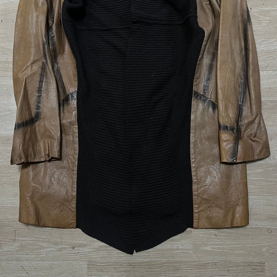 데코 DECO 캐시미어 양가죽 니트 코트 88-94-165 상품이미지5