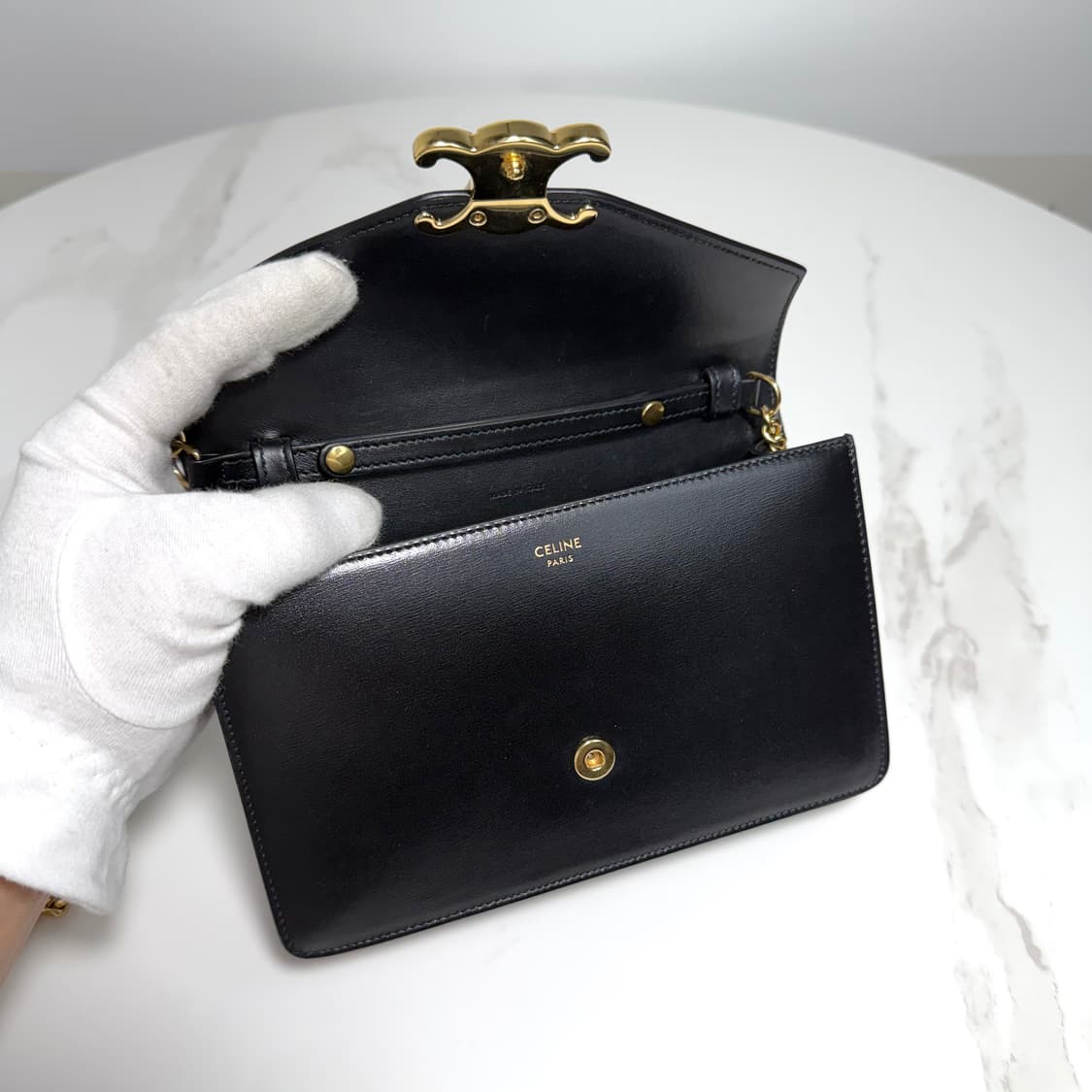 A / 셀린느 샤이니 카프스킨 마고 체인백 풀구성 상품이미지7