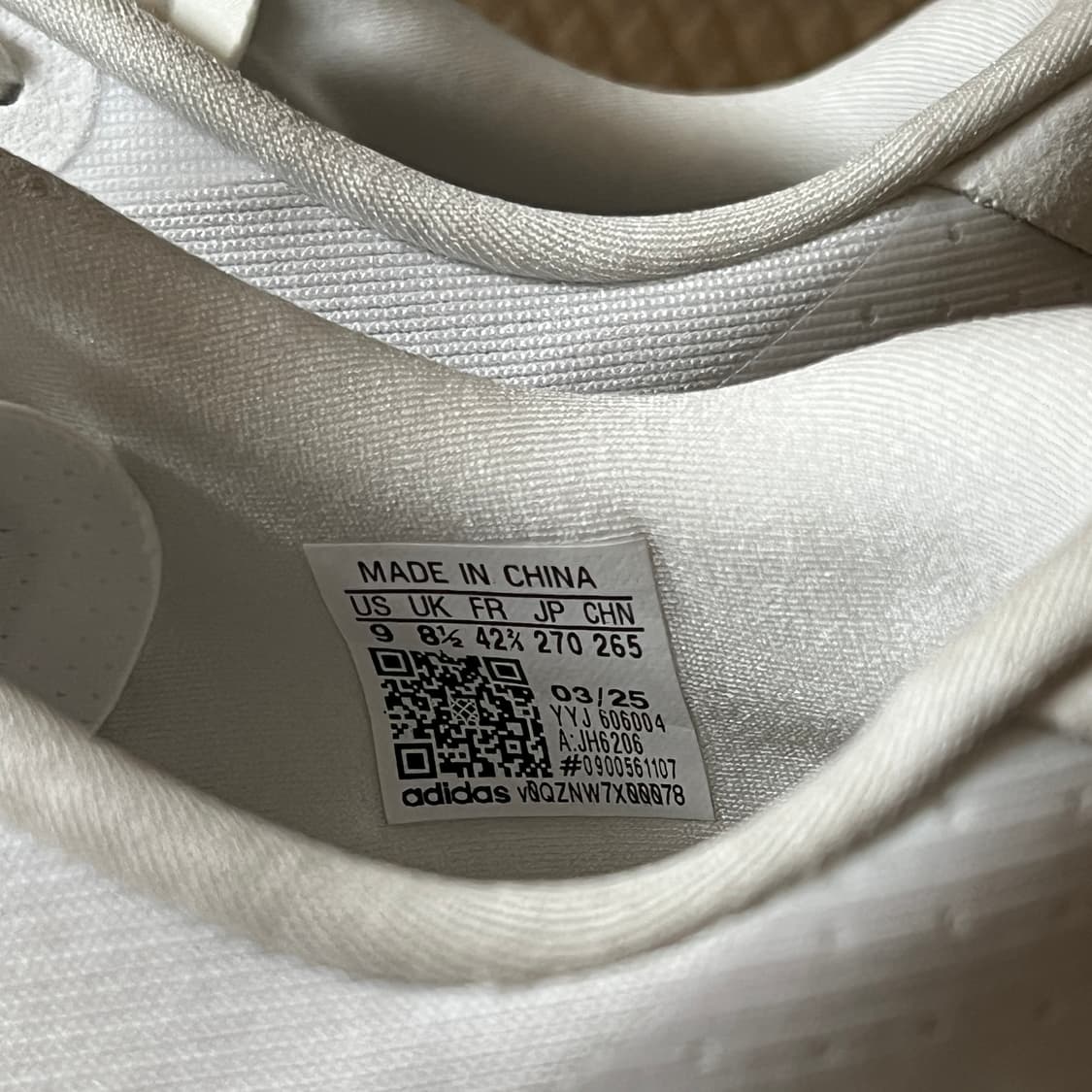 아디제로 evo sl 에보슬 270mm 화이트 상품이미지3