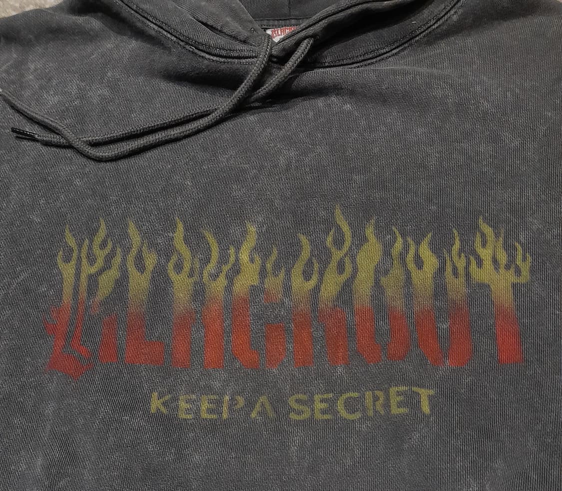 💥블랙아웃 빈티지 워싱 플레임 후드 (L) 상품이미지7