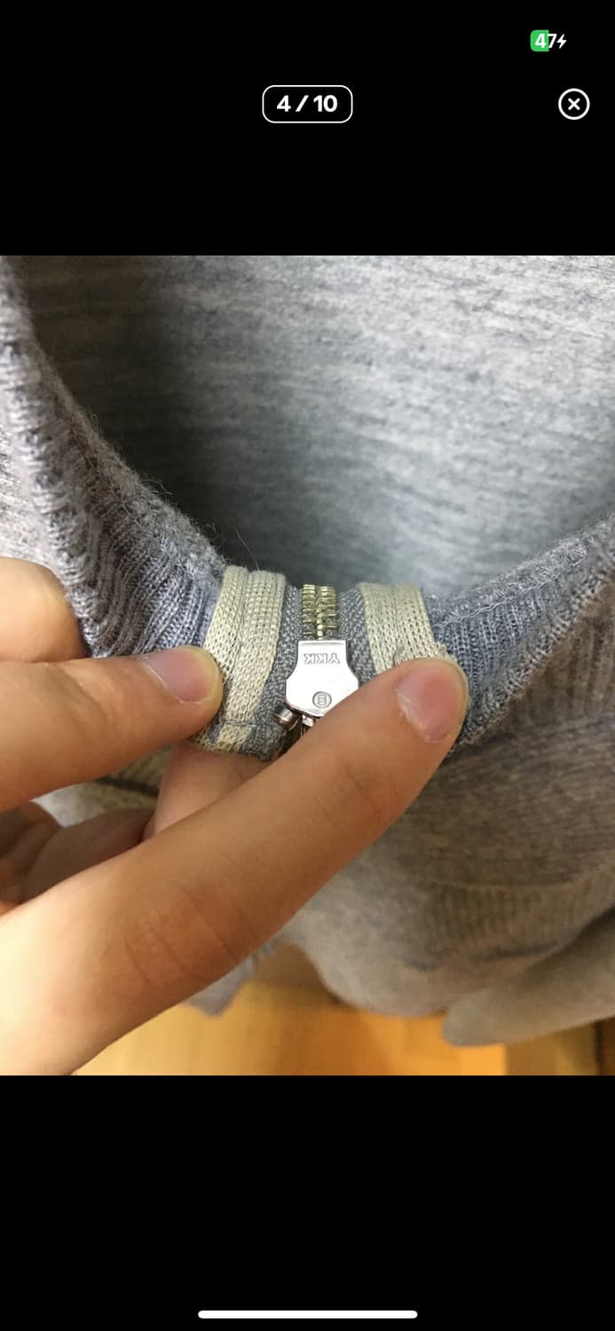 꼼데가르송 옴므 울 패치 집업 상품이미지4