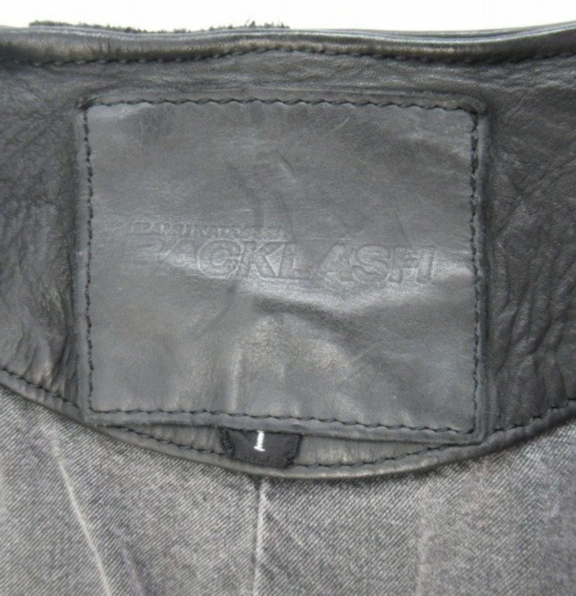 Isamu katayama backlash 별주모델 패치워크 레더 베스트 상품이미지3