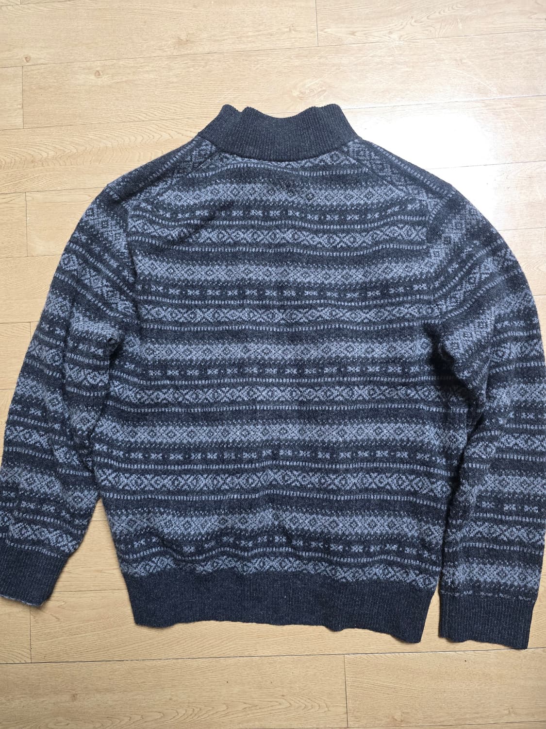 폴로 페어아일 울100 반집업 스웨터 xxl 상품이미지3