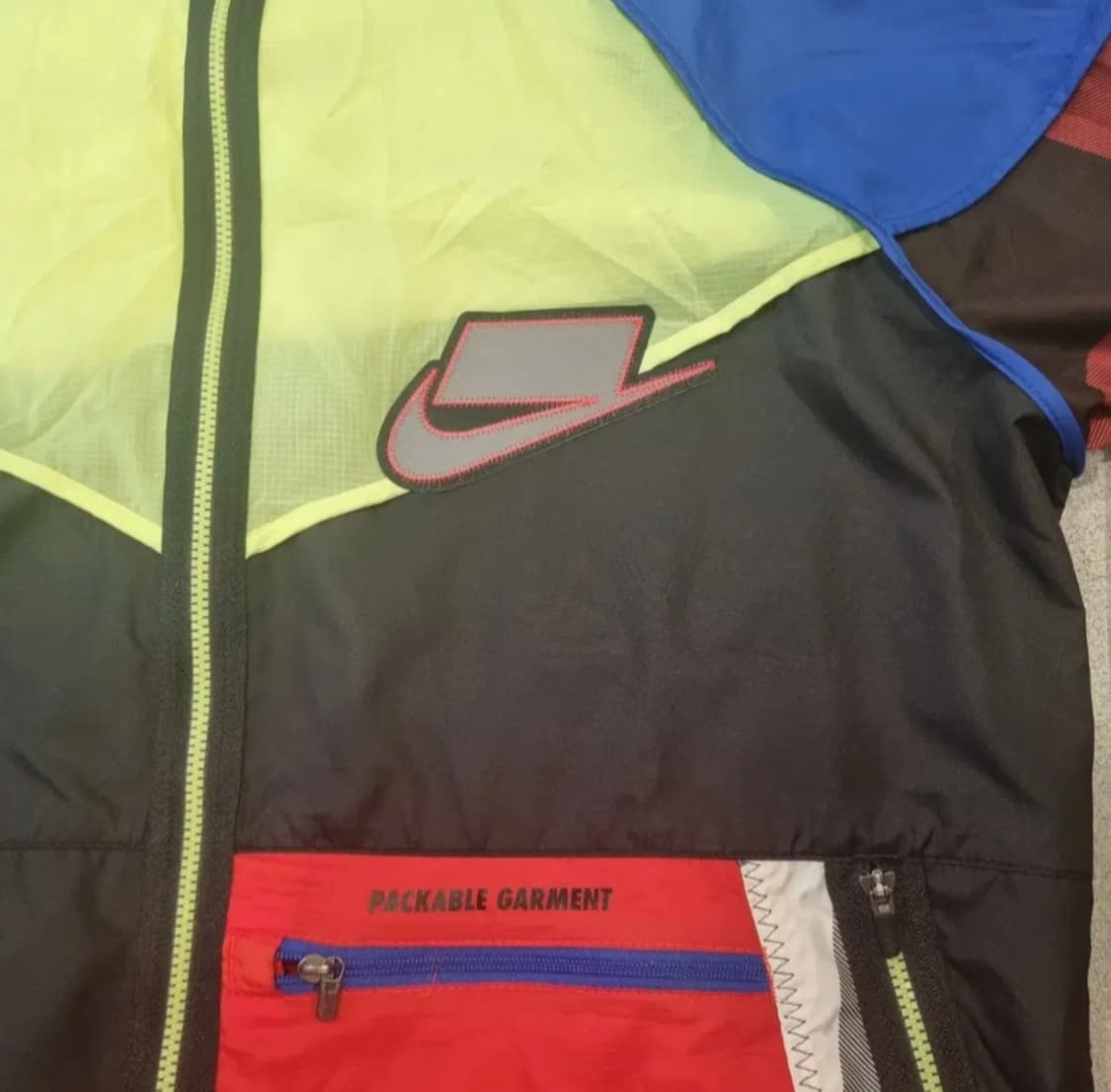 일본 나이키 윈드러너 자켓 2회착용 조깅 자전거 운동 바람막이 XL사이즈 상품이미지3