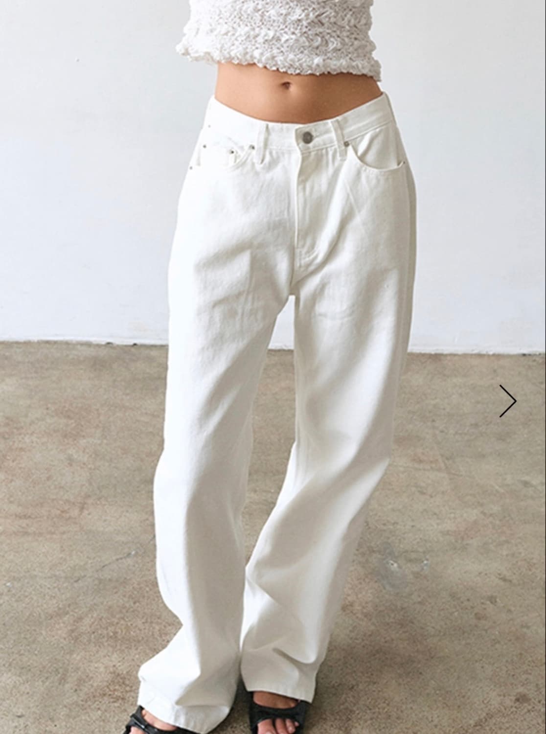 릴리코츠 Ritz White Jeans S 새상품 상품이미지2