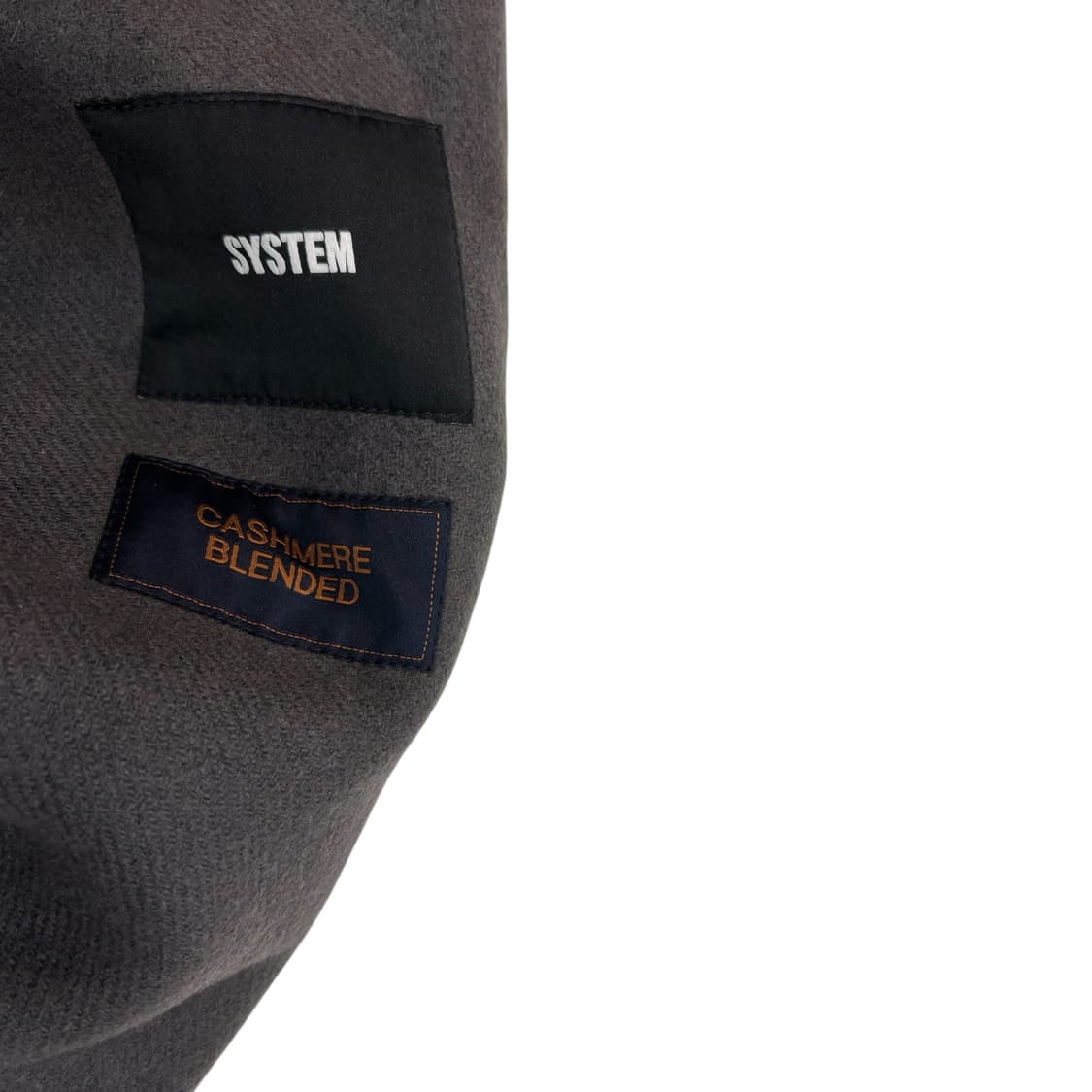 시스템 네이비 양모 캐시미어 히든 버튼 코트 상품이미지4