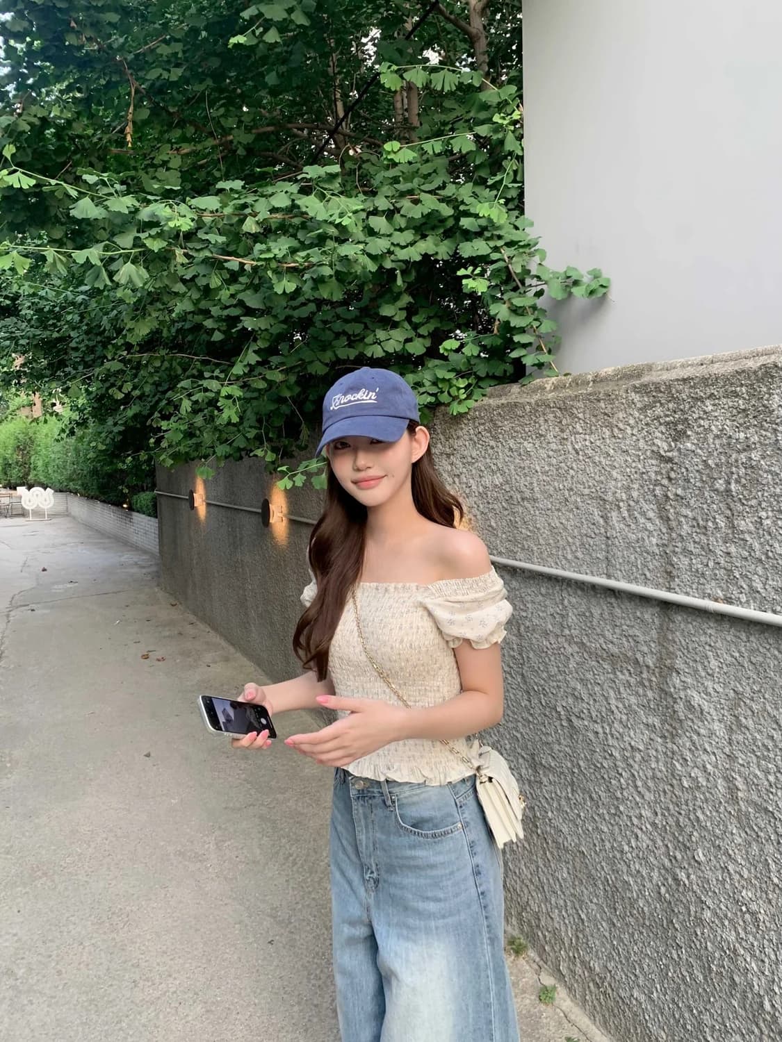 제니오 수지 스모크 블라우스 아이보리 s 상품이미지3