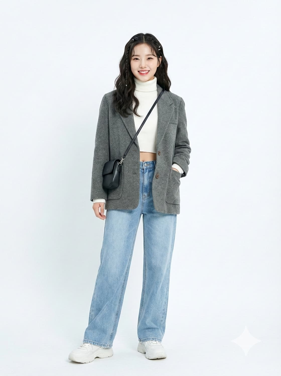 쉬즈미스 헤링본 울 자켓 상품이미지1