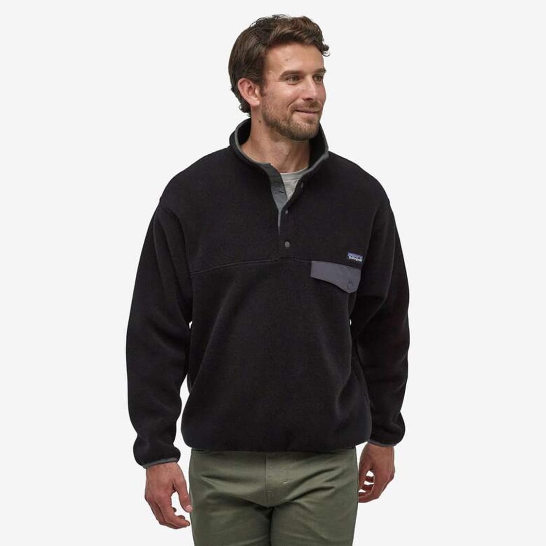 파타고니아 신칠라 풀오버 블랙w포지그레이 L 상품이미지1