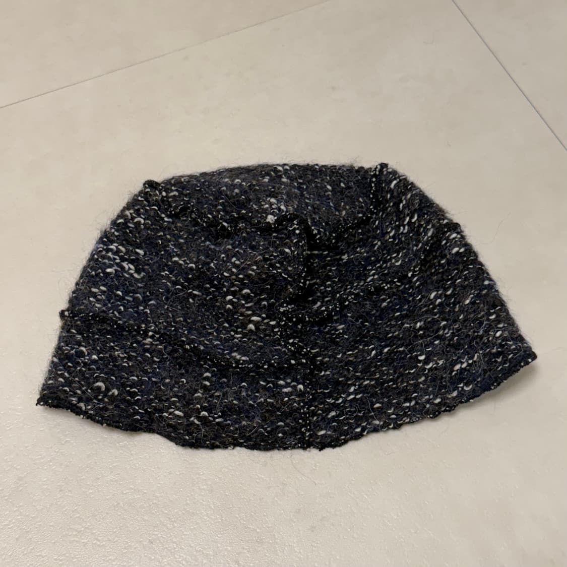 어썸니즈 패치워크 햇_스노우 네이비비니 상품이미지3