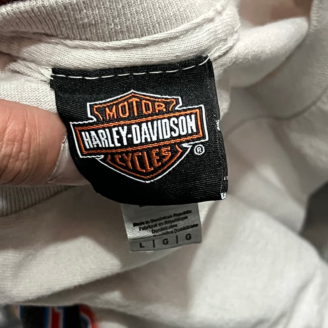  할리데이비슨 스컬 프린팅 반팔티 y15691 상품이미지5