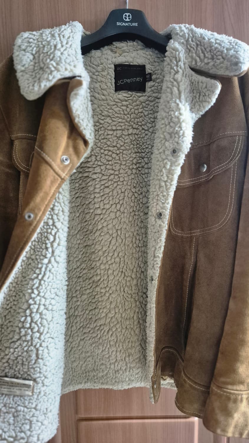 JCPENNEY 80년대 빈티지 웨스턴 쉐르파 스웨이드 가죽자켓 레더자켓 상품이미지3