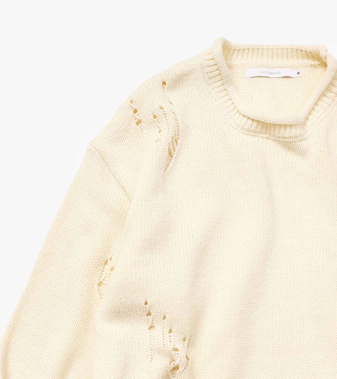 VICTIM&CO. - 23FW DAMAGE KNIT 상품이미지3