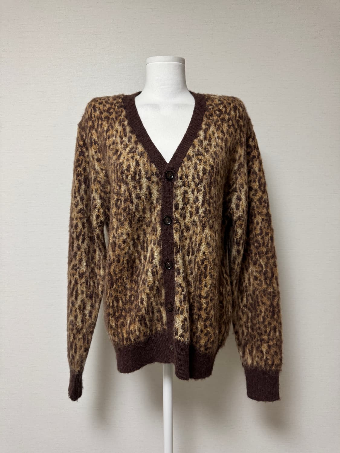 에즈이프캘리) 레오파드 니트 가디건 상품이미지2