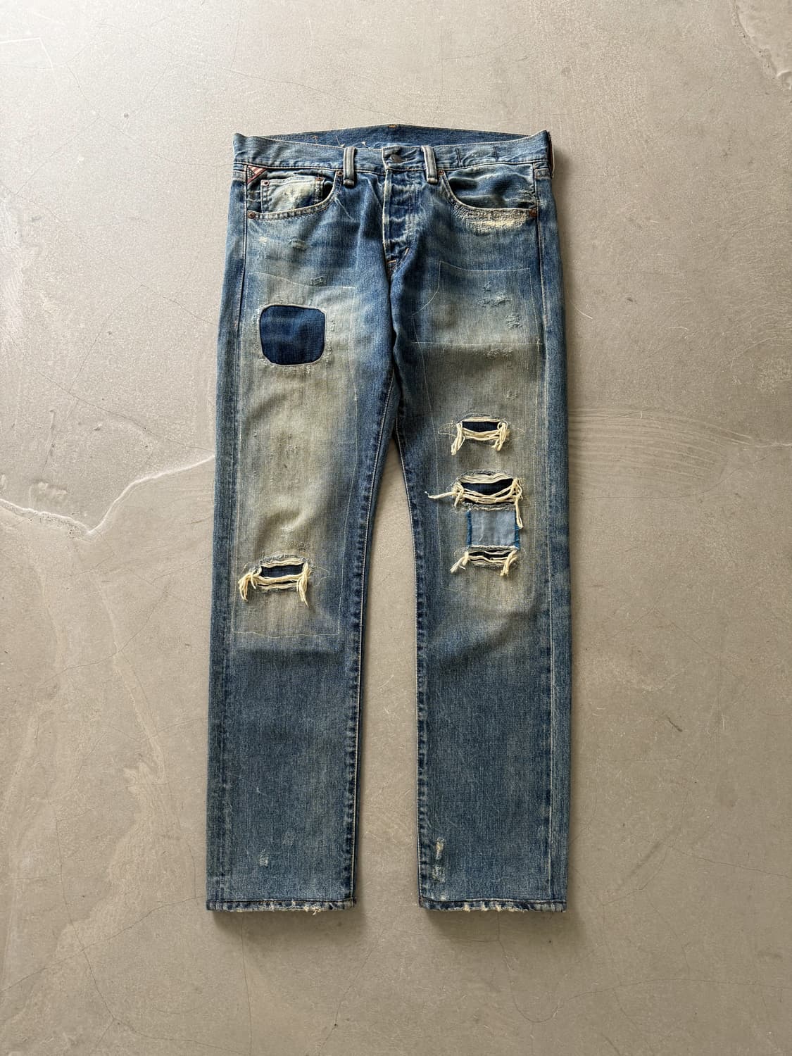 Denim and Supply Patchwork Denim Pants 상품이미지1