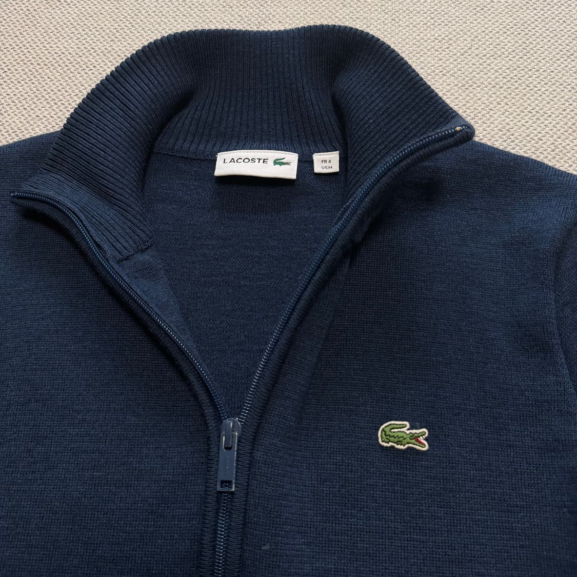 라코스테 투웨이 니트 집업 상품이미지2