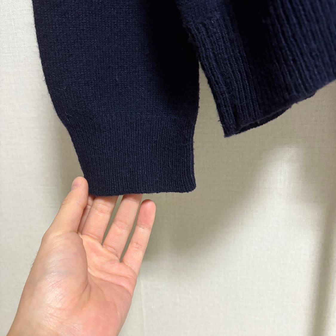 폴로 랄프로렌 램스울 V넥 니트 / 네이비, XL 상품이미지6