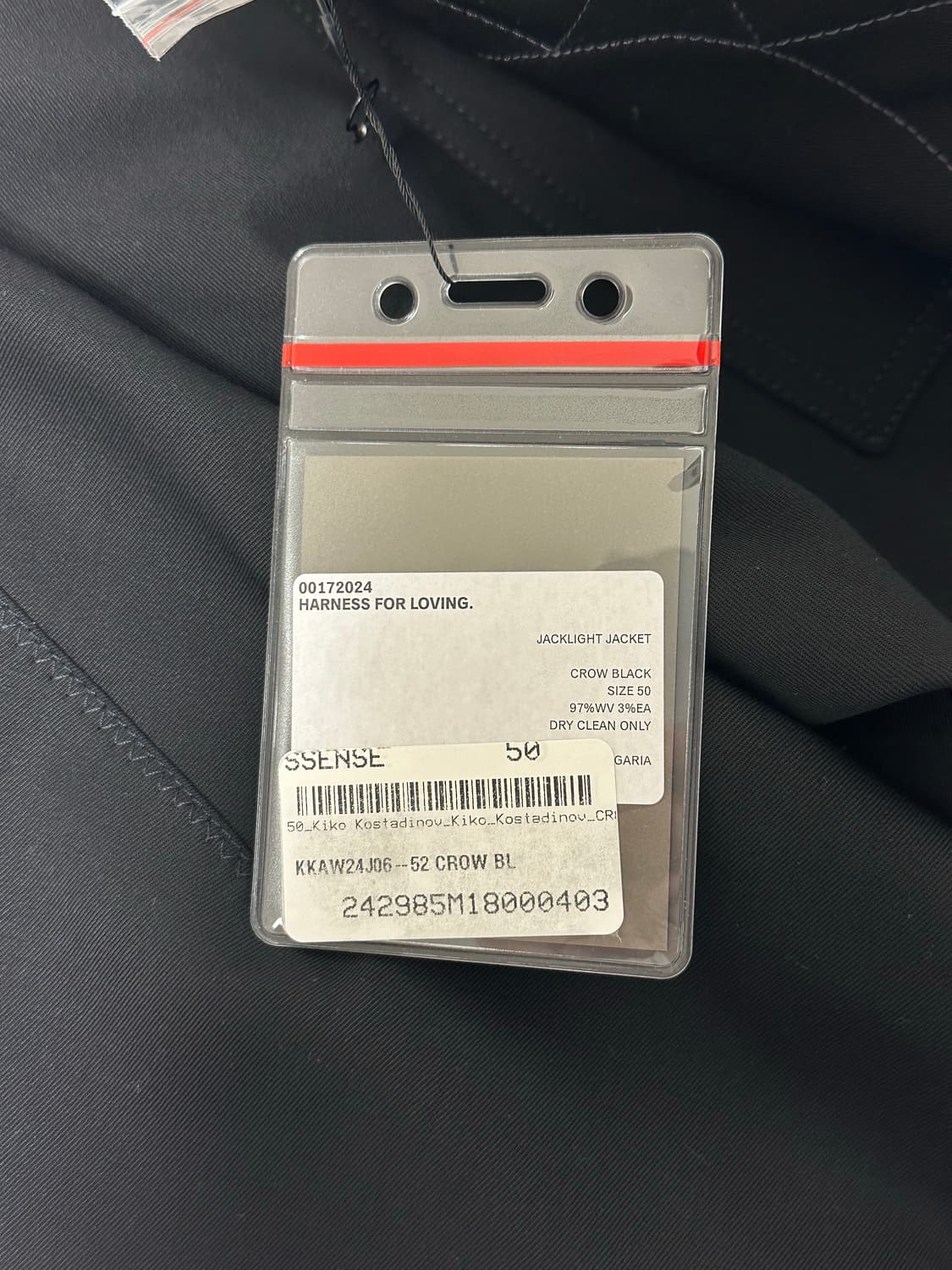 키코코스타디노브 잭라이트 자켓 블랙 50 상품이미지4