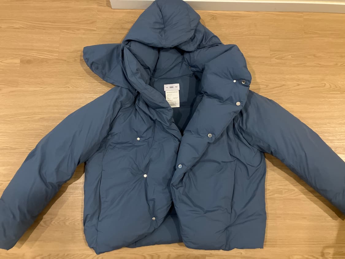 포스트 아카이브 팩션 블루 7.0 센터 다운 자켓 S사이즈 상품이미지3