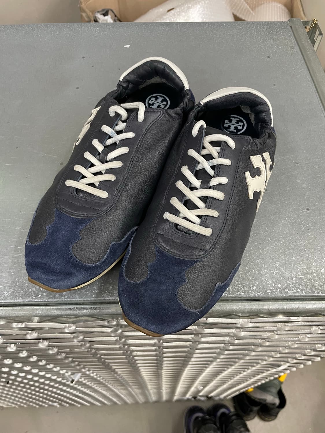 토리버치 레더 스웨이드 스니커즈 8M (gr-4695) 상품이미지2