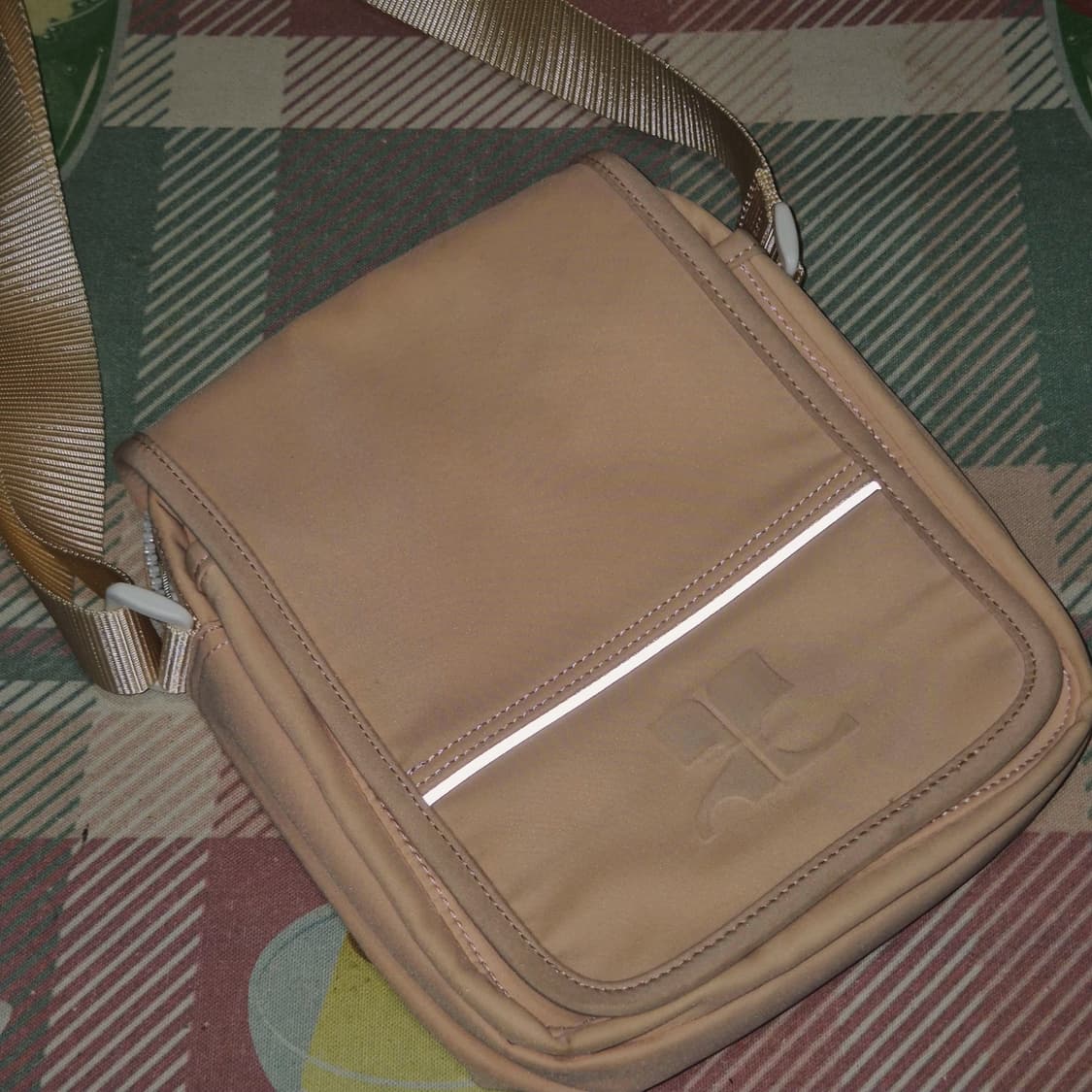 90s 꾸레쥬 베이비 핑크 스포티 숄더 크로스백 상품이미지9