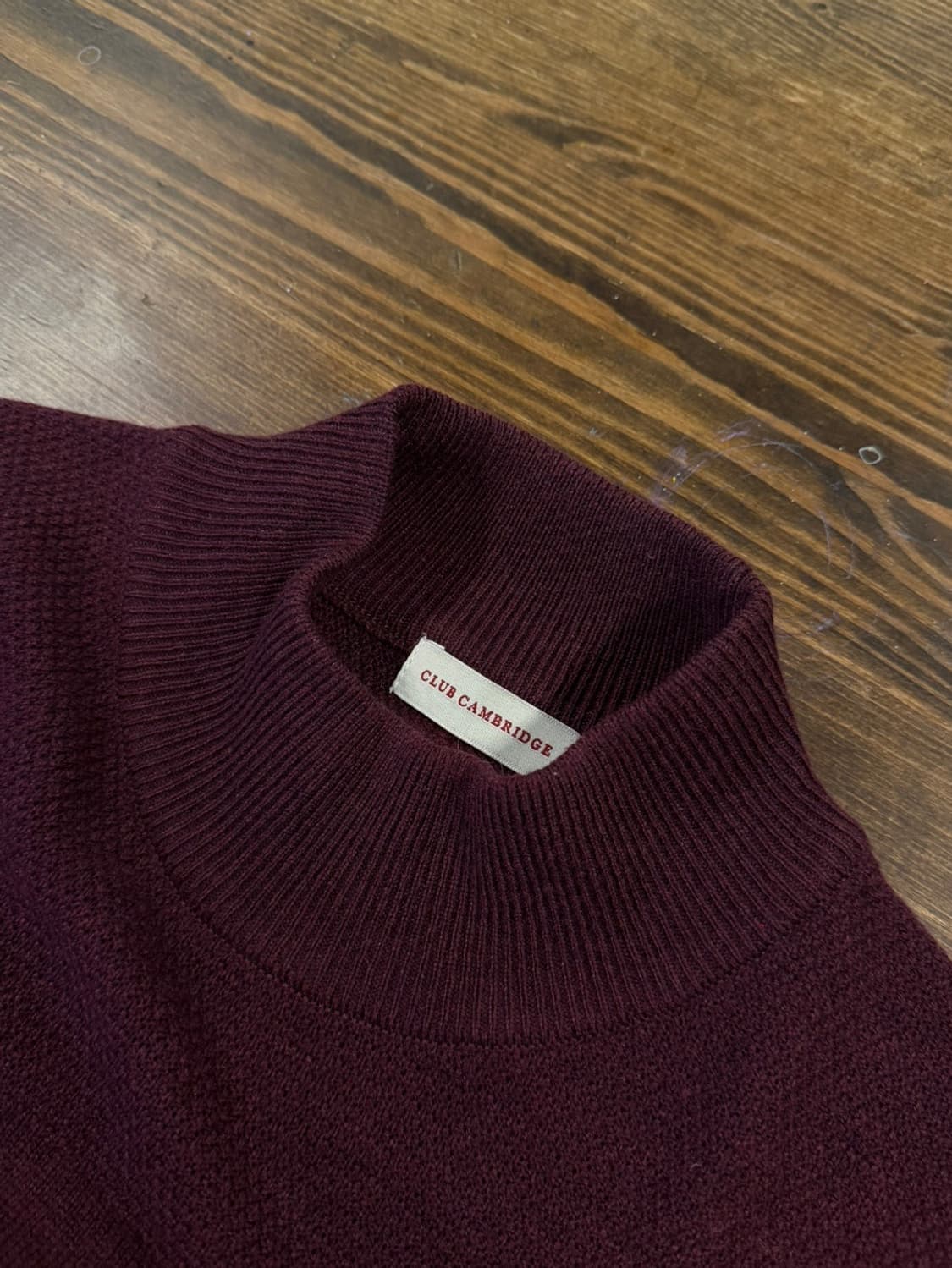 캠브리지멤버스 램스울 모호크넥 니트 남성 100 상품이미지9