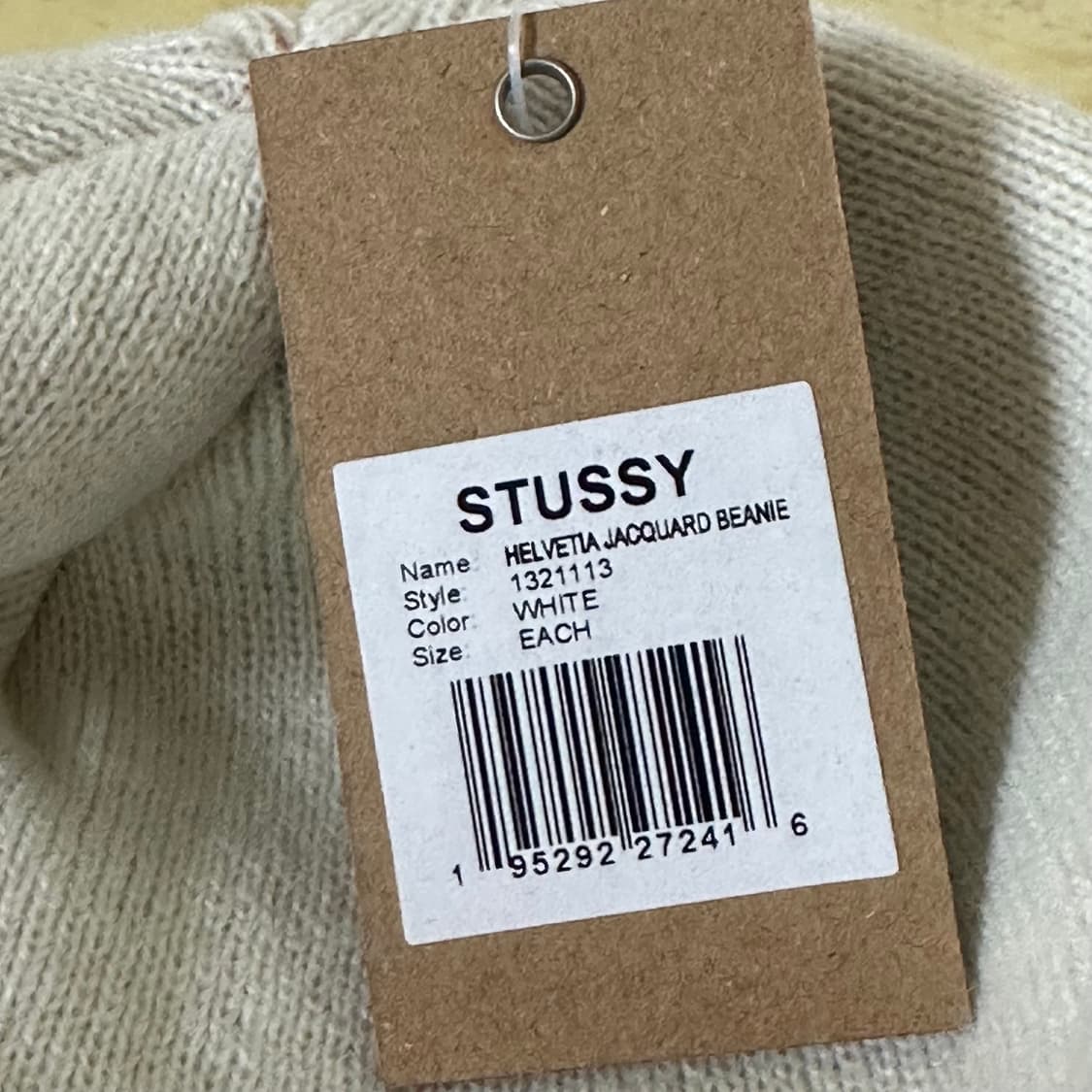 스투시 헬베티카 자카드 비니 새상품 상품이미지2