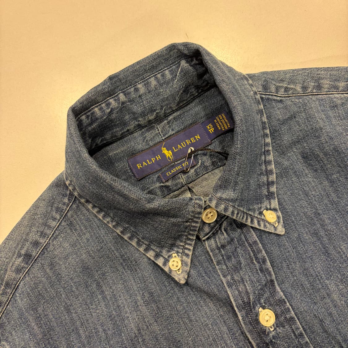 [XS] 폴로 랄프로렌 데님 긴팔 셔츠 남방 B775 상품이미지4