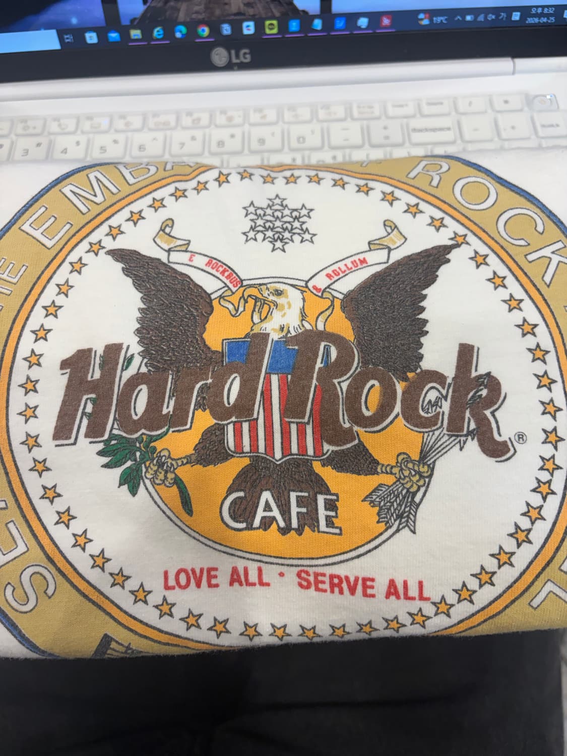 90s 헤인즈 하드록 카페 티셔츠 상품이미지3