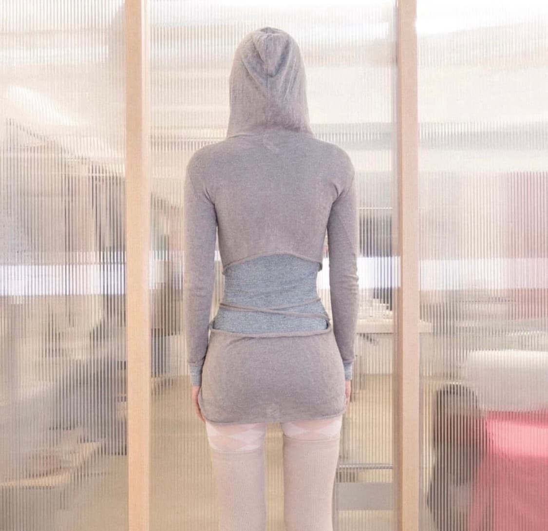 Chiyagi 키야기 hooded cutout dress 상품이미지2