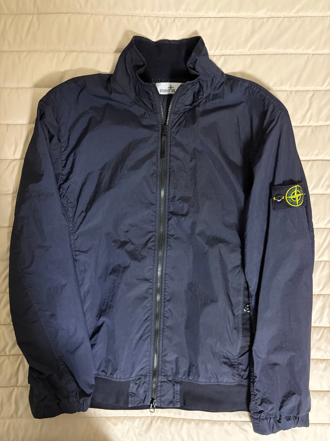 스톤 아일랜드 크링클랩스 윈드 레지스턴트 자켓 네이비 xl 상품이미지2