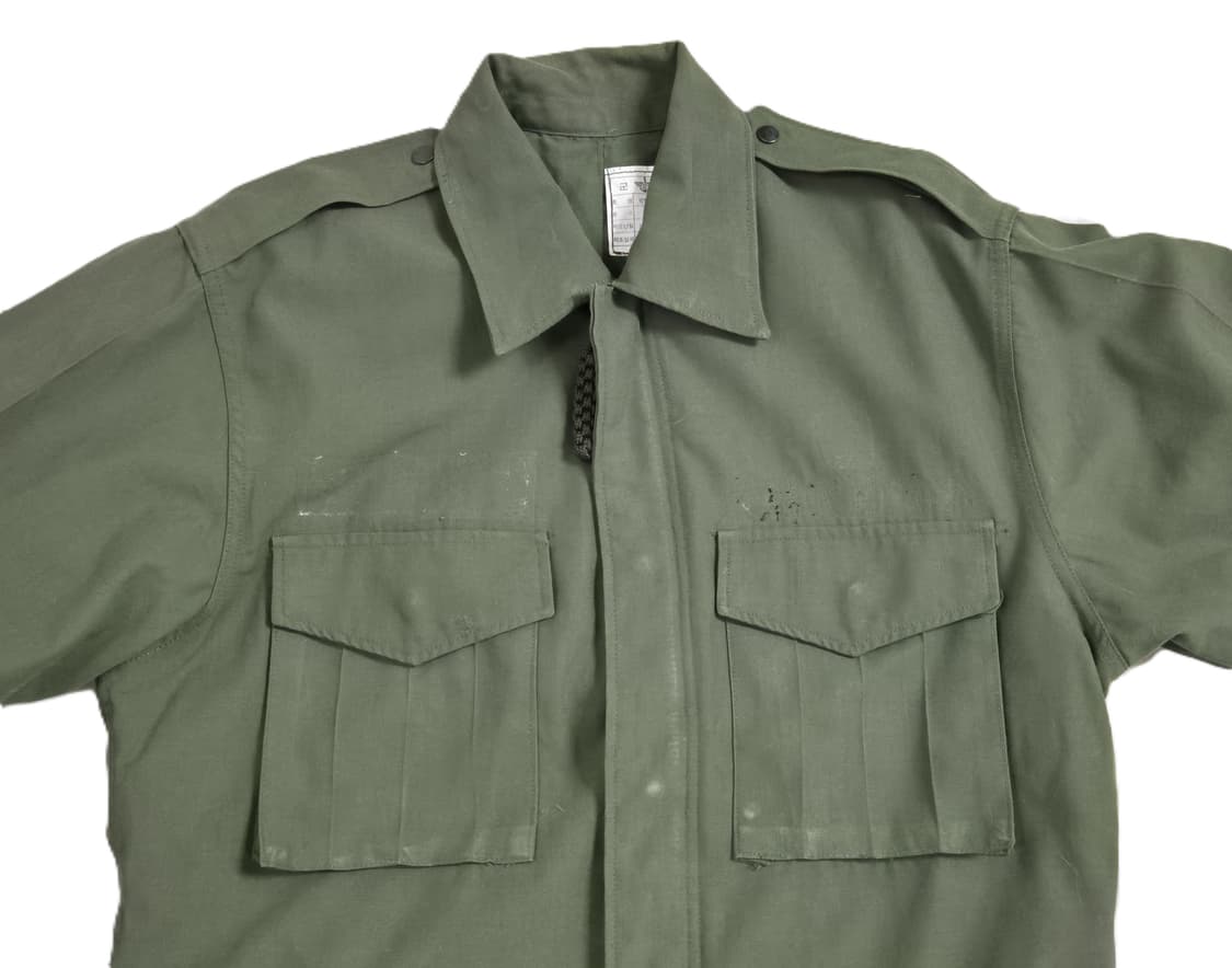 국군 구형 민무늬 야전상의 전투복 상의 자켓 (L) 상품이미지6