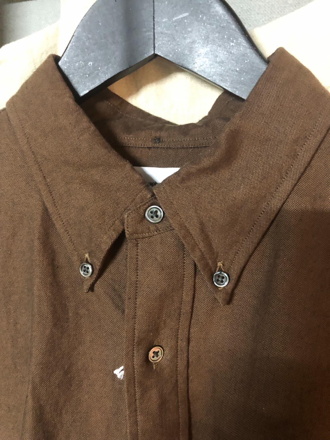 그라프페이퍼 옥스포드 셔츠 Graphpaper Oxford L/S B.D 상품이미지3