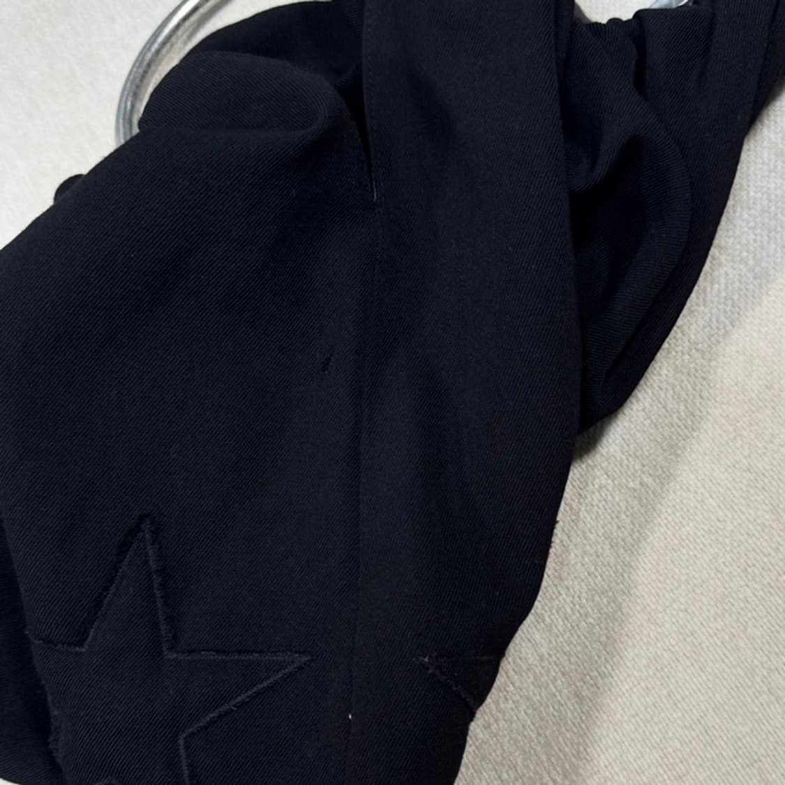 Star Patchwork Black Tote bag 상품이미지5
