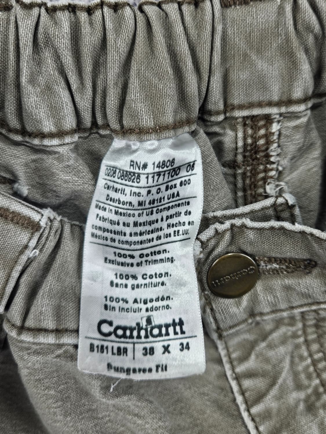 칼하트 코튼 카펜터 쇼츠 반바지 커스텀 ( 38" ) / 11796 상품이미지7