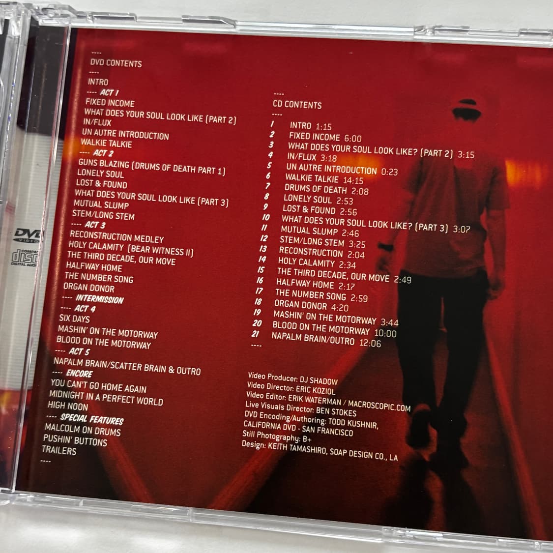 DJ Shadow - In Tune And On Time Live! 상품이미지7
