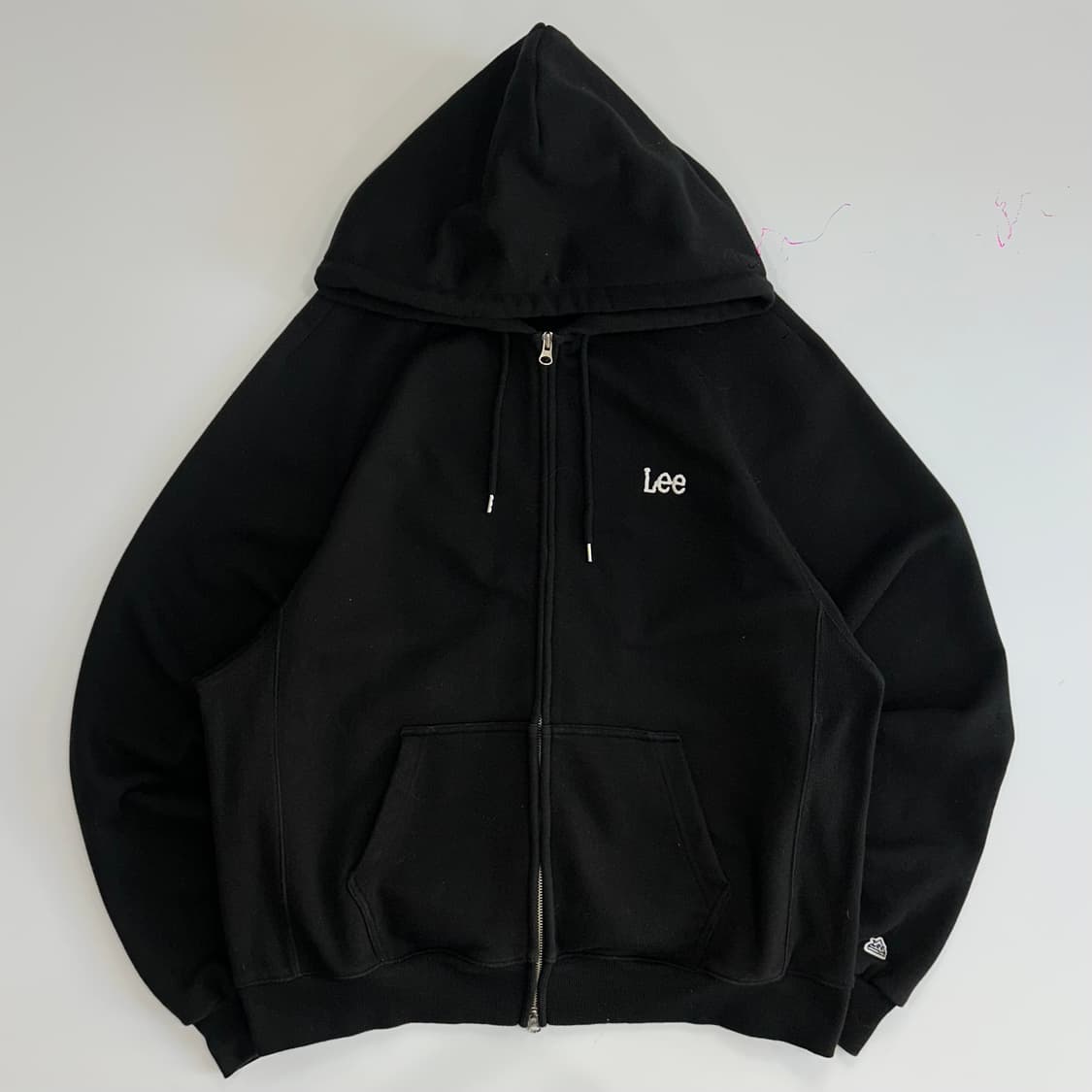 Lee 리 블랙 후드집업  상품이미지3