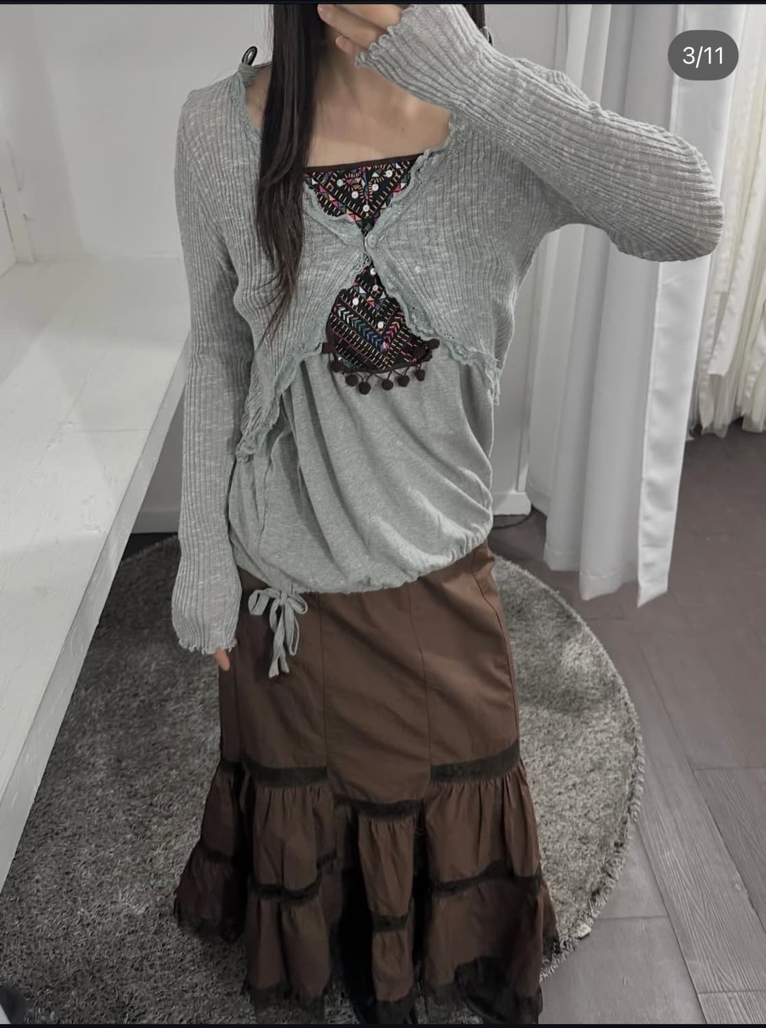 sheena crop cardigan 상품이미지2