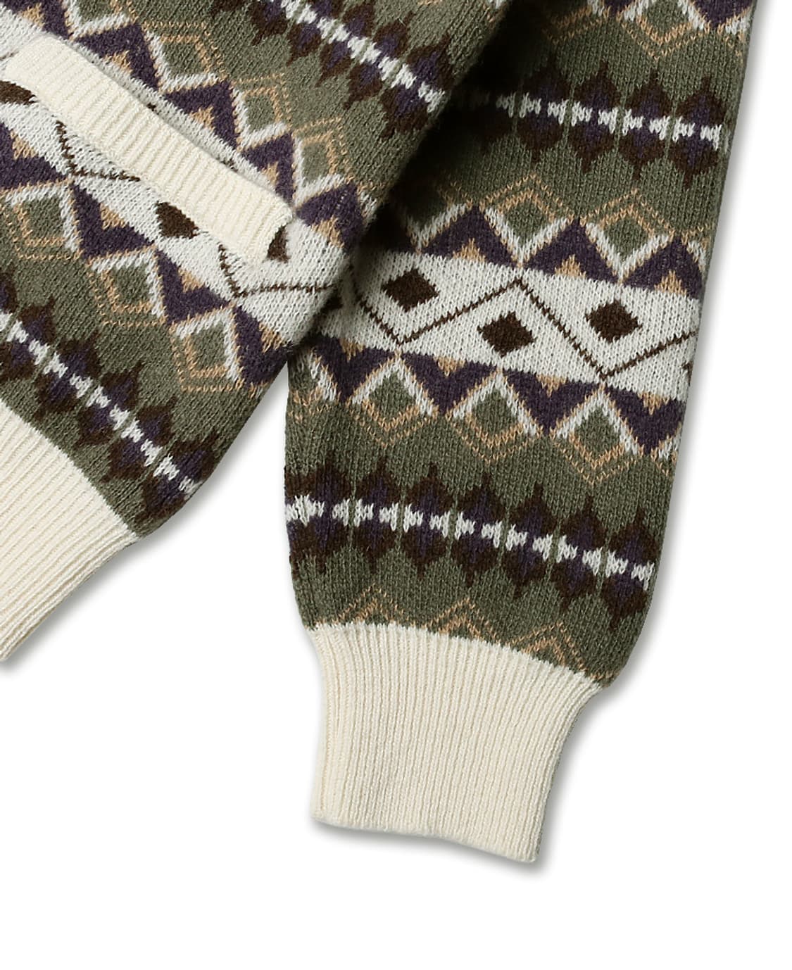 44 맥 로렌 [Mc Lauren] 네이티브 패턴 니트 숄카라 가디건 상품이미지4