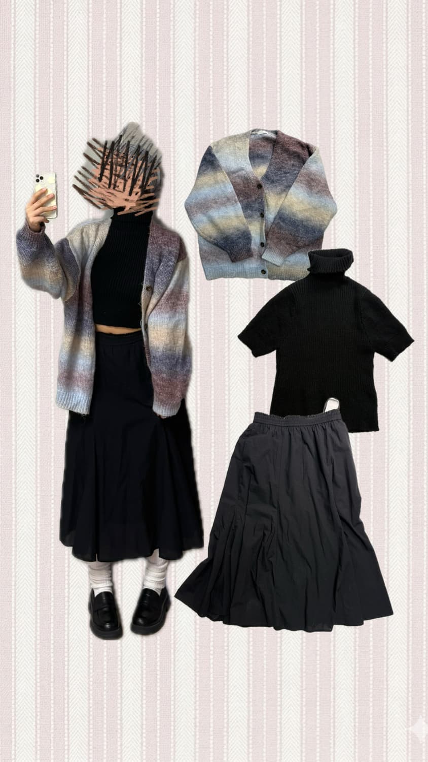 블랙 하구미셋 상품이미지1