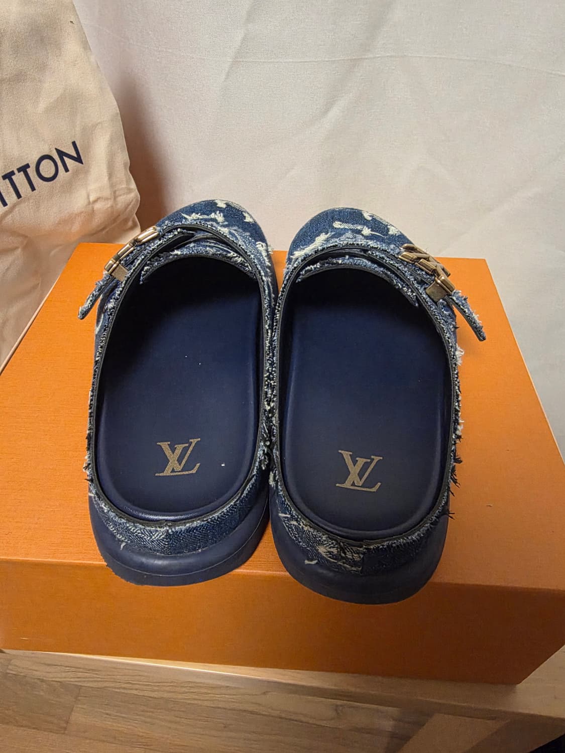 [25년/풀구성] 루이비통 이지 뮬 데님 슬리퍼 7사이즈 상품이미지6