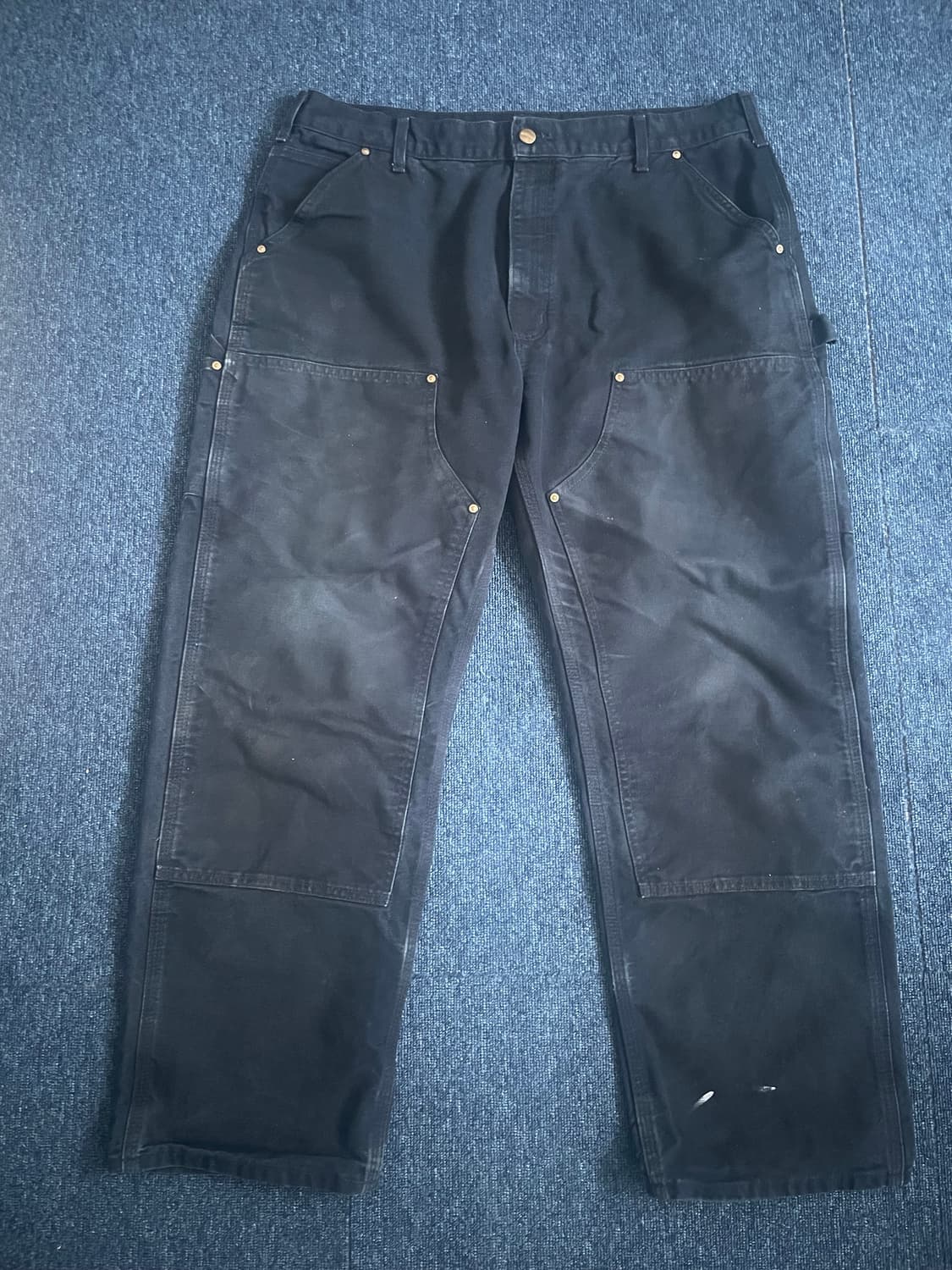 OG USA Made 칼하트 B01 더블니 블랙 칼하트 썩블니 카펜터 상품이미지1